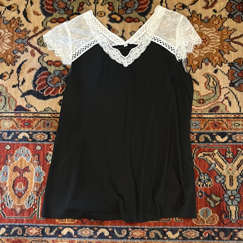 Black Boutique Lace Tunic